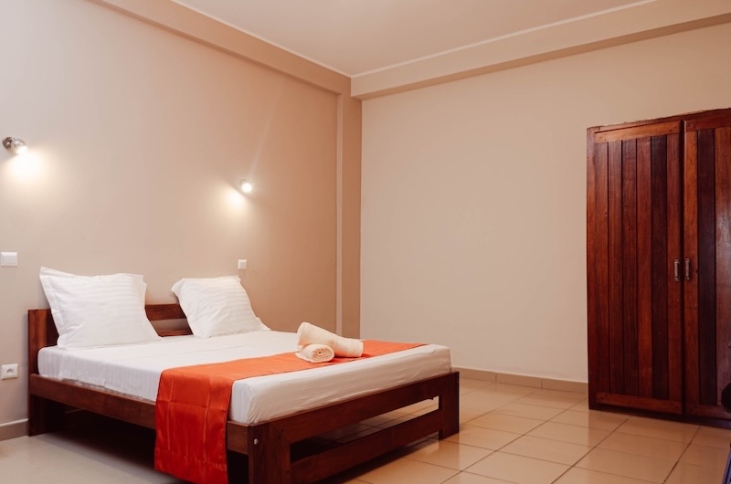 chambre double standard de l'hôtel les Flamboyants à Tamatave
